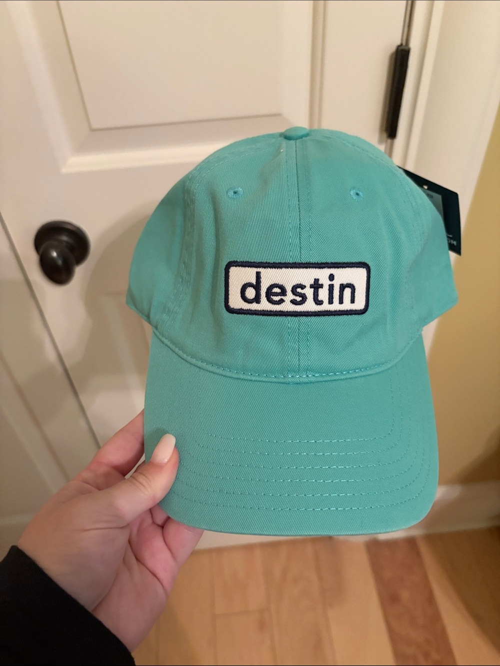 Destin Baseball Cap in Teal